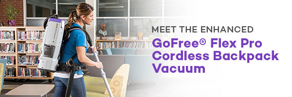 Meet the Enhanced GoFree Flex Pro Cordless Backpack Vacuum