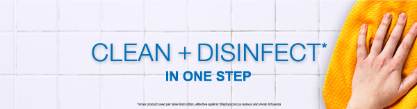 Clean + Disinfect in One Step with P&G Professional