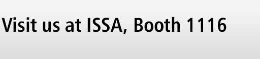 Visit us at ISSA, Booth 1116