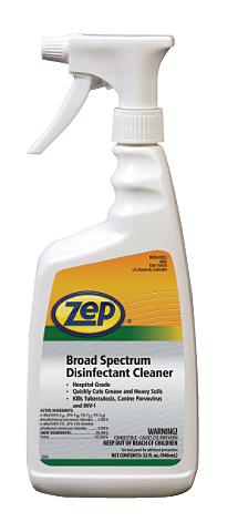 Learn About: Broad Spectrum Disinfectant Cleaner From Zep Inc.