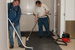 <br />
Properly placing and maintaining matting at all entrances will help minimize the contaminants that can be tracked into a facility. University workers use equipment with filtration that prevents particles from being redistributed into the air.<br />
