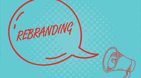 Writing note showing Rebranding. Business photo showcasing Change corporate image of company organization Marketing strategy