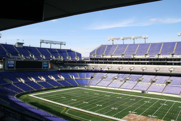 Showcasing M&T Bank Stadium, Home of the Baltimore Ravens