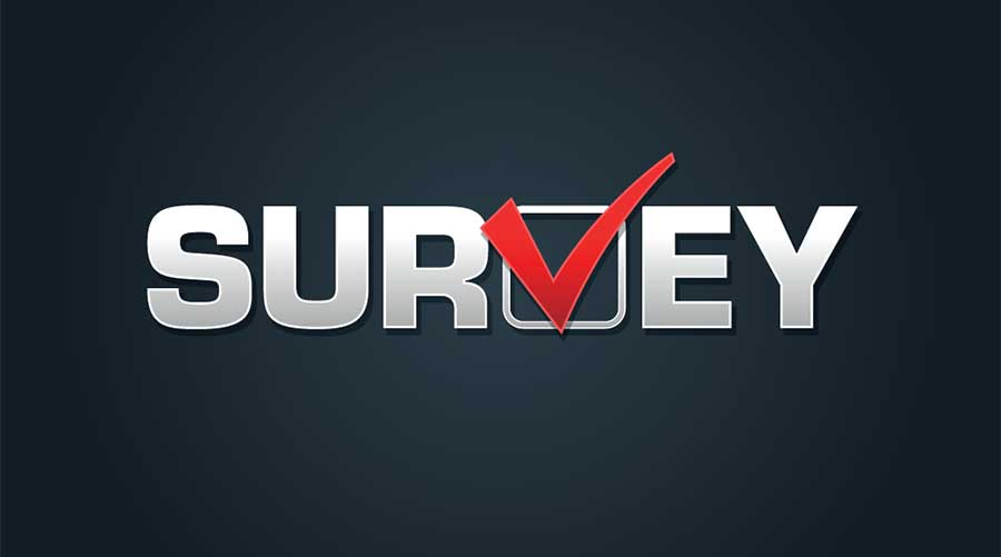 survey vector checkmark